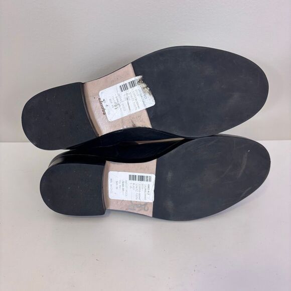 Schutz Black Leather Ankle Pull On Booties Women's 5 - Picture 6 of 8